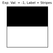 Exp. Val. = -1; Label = Stripes