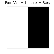 Exp. Val. = 1; Label = Bars