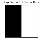 Exp. Val. = 1; Label = Bars